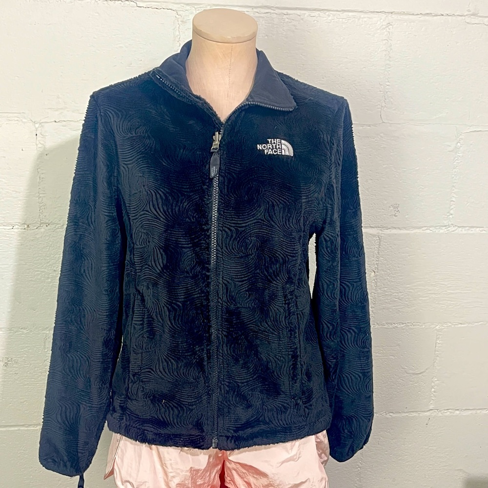 North Face Fleece Jacket Size Sm Swirly Design Sz Sm